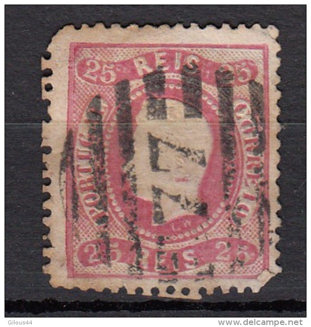 Portugal  Don Luiz I  YT N°29  25r Rose - Used Stamps