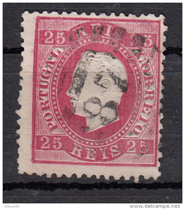 Portugal  Don Luiz I  YT N°40  25r Rose - Oblitérés