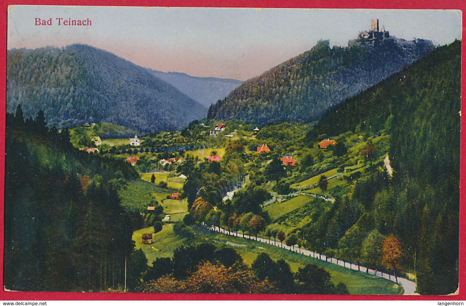 Alte-AK Aus Bad Teinach (LK Calw) ~ 1922 - Bad Teinach