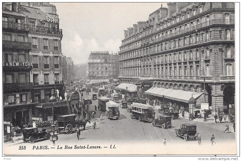 PARIS - La Rue Saint-Lazare - Arrondissement: 08