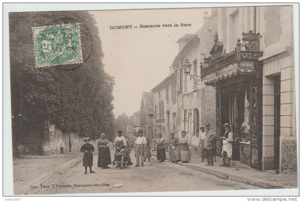 DOMONT (95) - DESCENTE VERS LA GARE - Domont