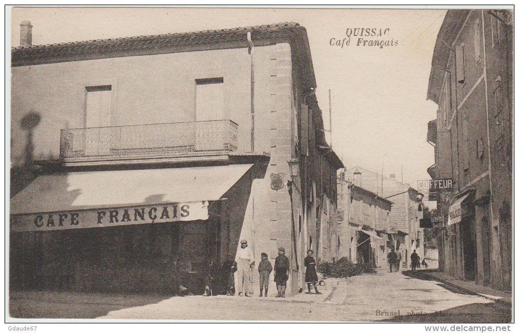 QUISSAC (30) - CAFE FRANCAIS - Quissac