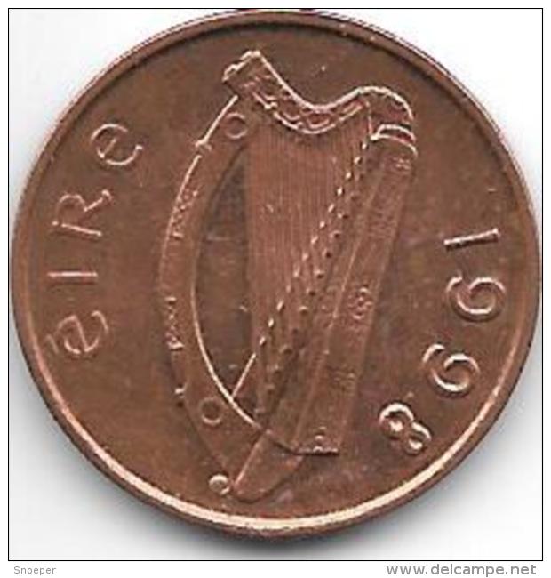 *ireland  1 Penny  1998   Km 20a - Ireland