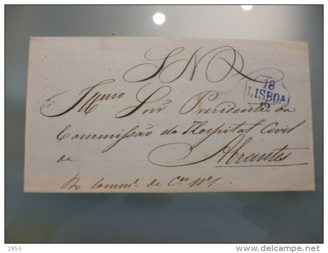 SEGURO DE LISBOA A MANUSCRITO (18/DEZ/847) - ...-1853 Préphilatélie