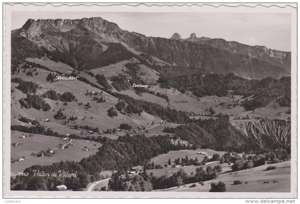 SUISSE,HELVETIA,SWISS,schweiz ,svizzera,VAUD,Chamby S MONTREUX,VILLARD,VALLON,1962 - Montreux