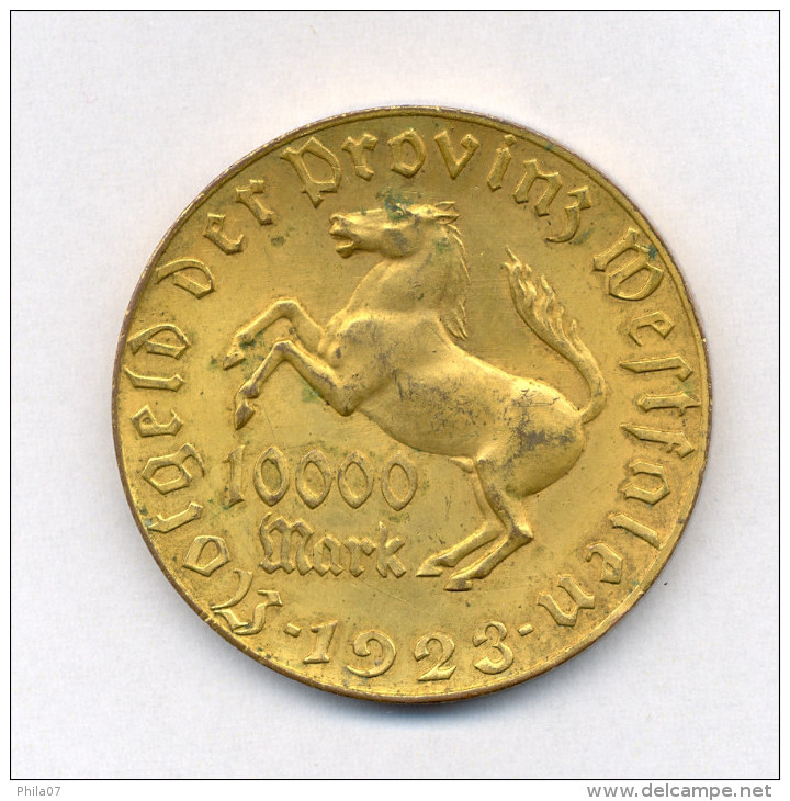Germany - Notgeld 10 000 Mark, Year 1923 / 2 Scans - Altri & Non Classificati