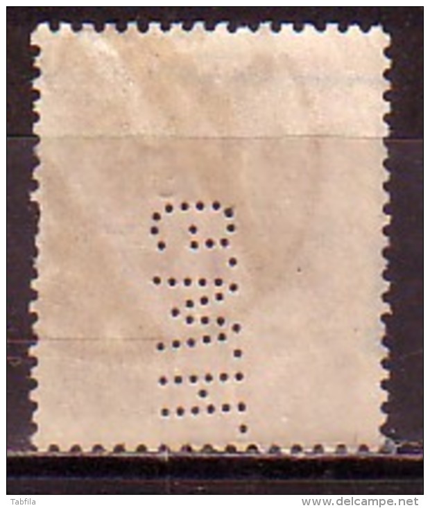 AUTRICHE - OSRERRAICH - 1917 - Perfores - Perfines - 1v Obl. Mi 221 - Perfins