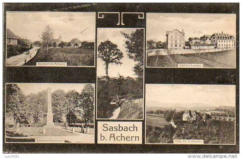 CPA-SASBACH B. ACHERN - (Allemagne-Bade-Wurtemberg) - Gruss 4 Bilder Von 1918 - Sasbach