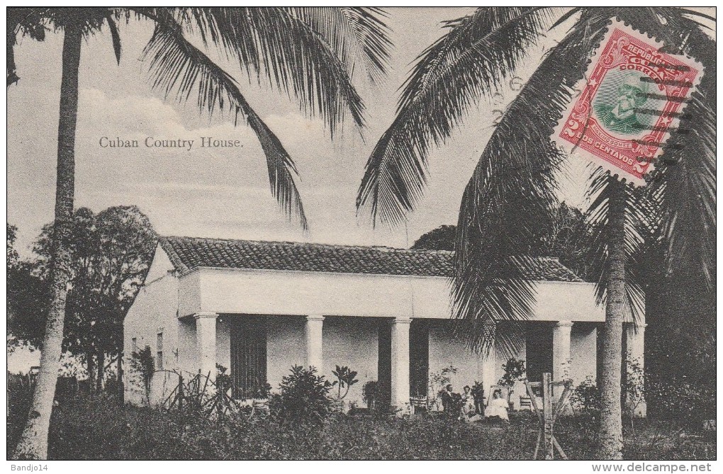 Cuban Country House  - Scan Recto-verso - Cuba