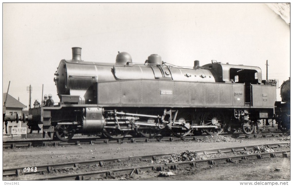 PHOTO 312 -  Retirage Photo Ancienne 13,5 X 8,5 - Locomotive N° 42.005 Cie De Fives - Lille- Scan Recto - Verso - Treinen