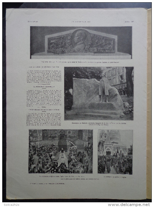 L´illustration N° 3873 26 Mai 1917 Le Roi Alphonse XIII; Le Début Des Chars D'assauts; Les Funérailles De Voïvode Putnik - L'Illustration