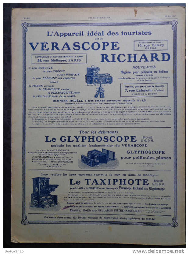 L´illustration N° 3873 26 Mai 1917 Le Roi Alphonse XIII; Le Début Des Chars D'assauts; Les Funérailles De Voïvode Putnik - L'Illustration