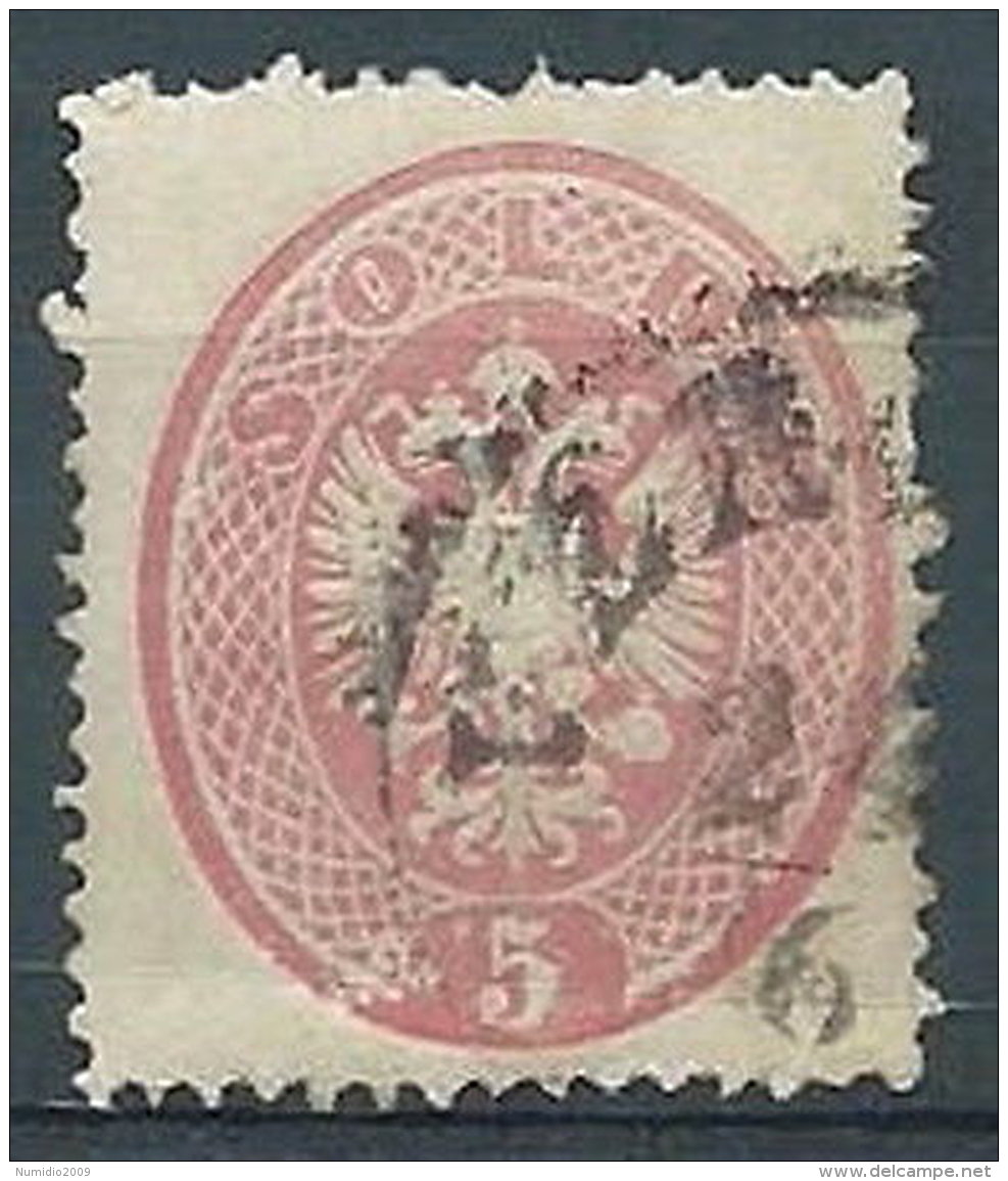 1863 LOMBARDO VENETO 5 S - RR3713 - Lombardije-Venetië