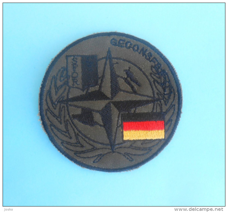 GERMANY ARMY - SFOR - United Nations Peacekeeping Mission In Bosnia Patch Deutschland Armee Flicken Bundeswehr UN Forces - Stoffabzeichen