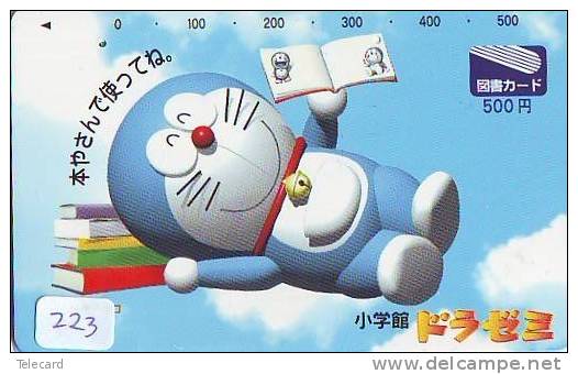 Télécarte Japon - MANGA * Chat Robot DORAEMON (223) Cinéma Animé  CAT Japan PHONECARD * MOVIE FILM * TELEFONKARTE - Kino