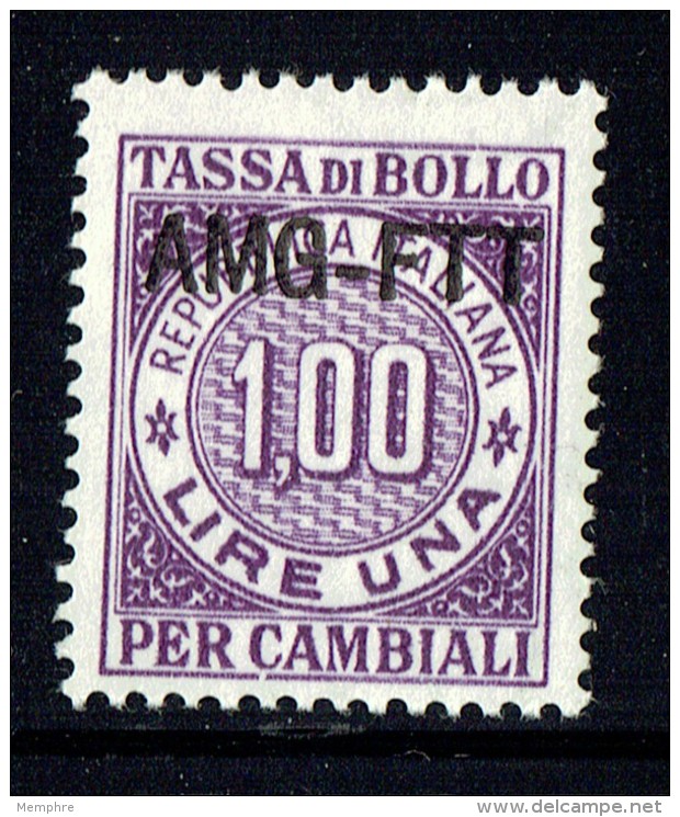 Tassa Di Bollo   Lire 1   ** Gomma Integra - Steuermarken