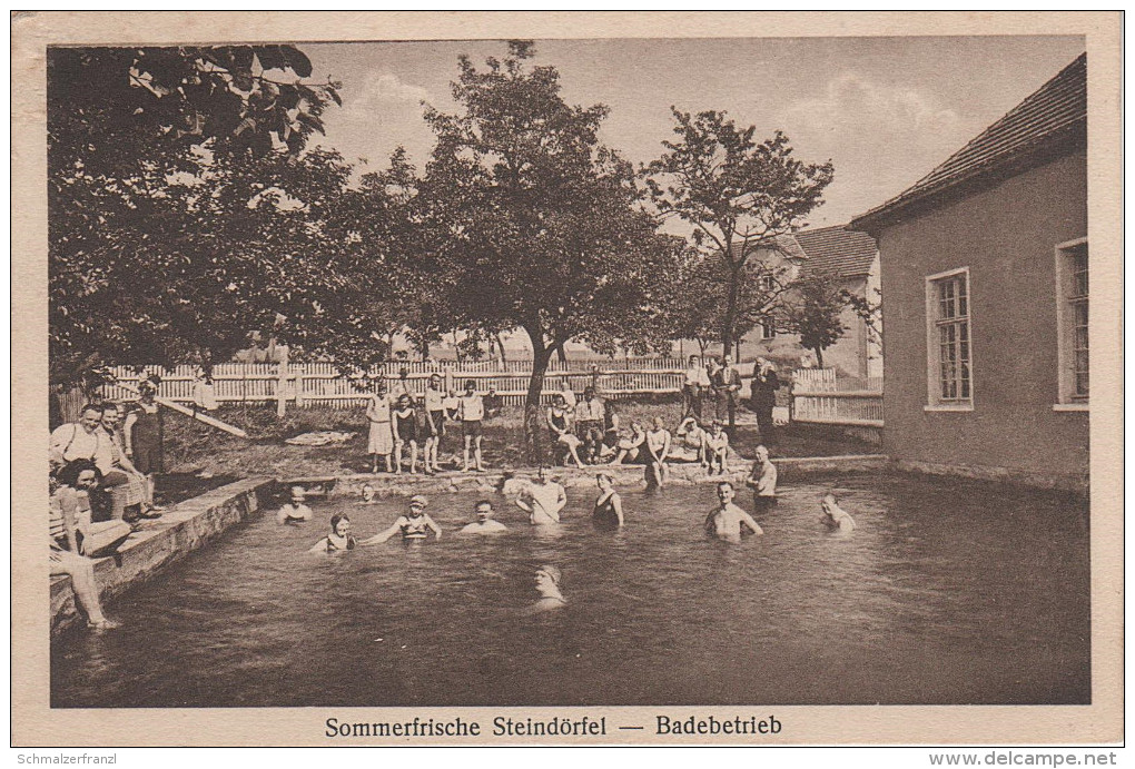 AK Steindörfel Gasthof Bad Bei Hochkirch Pommritz Kubschütz Meschwitz Waditz Scheckwitz Blösa Jenkwitz Bautzen Löbau - Hochkirch