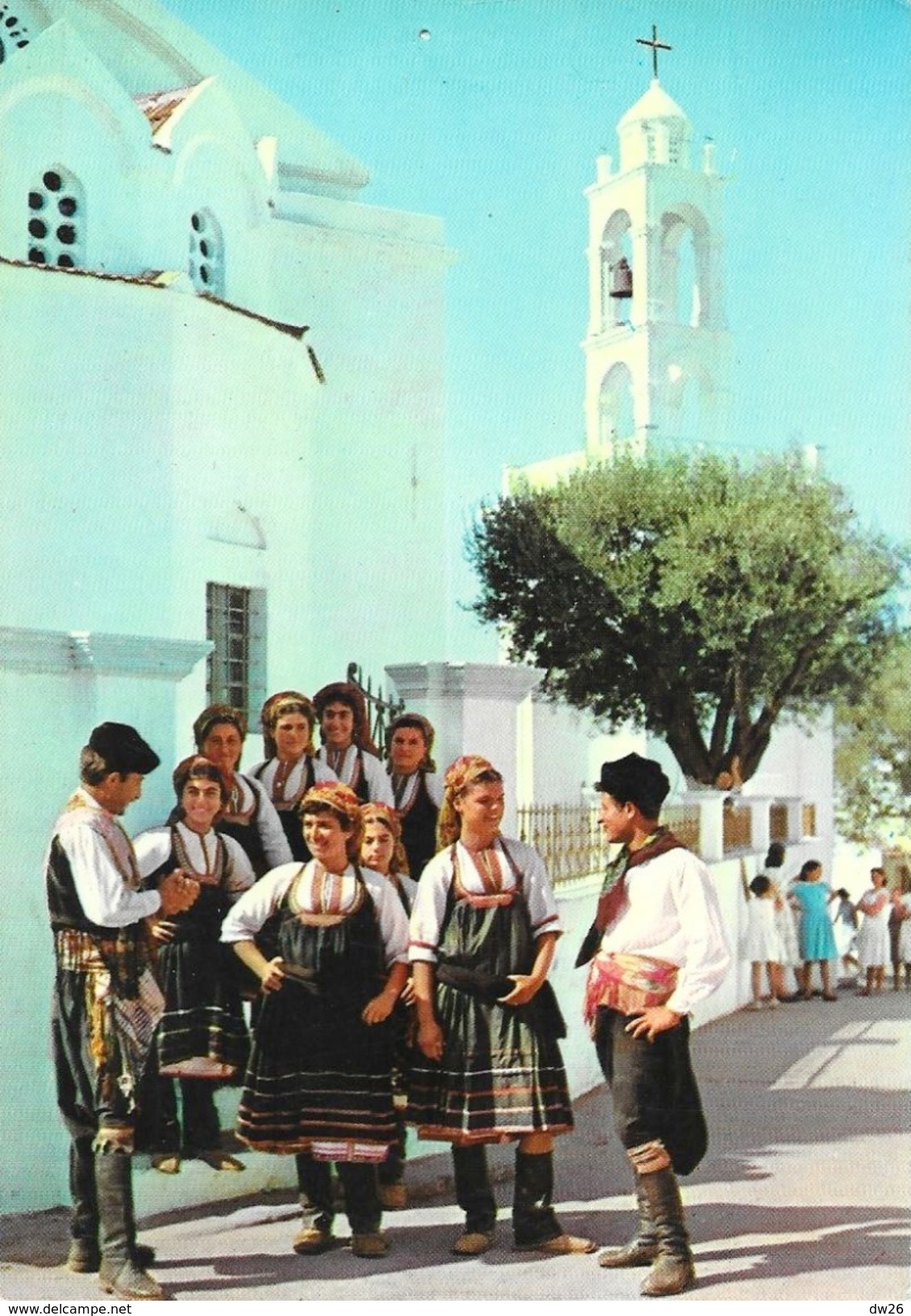 Rhodes - Paysannes D'Embona à L'Eglise - Costume Traditionnel - Griechenland