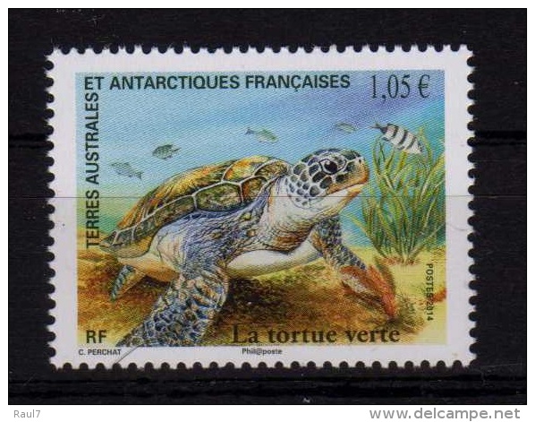 T.A.A.F. // F.S.A.T. 2014 - Tortue  - 1 Val Neufs // Mnh - Nuevos