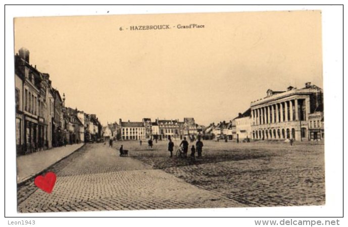 08913-LE-59-HAZEBROUCK-Grand'Place-----------animée - Hazebrouck