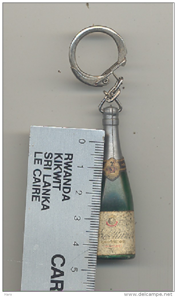 Porte-clefs Publicitaire " Cidre Ruwet " THIMISTER - Cidrerie, Pomme, Bouteille, .. - Porte-clefs