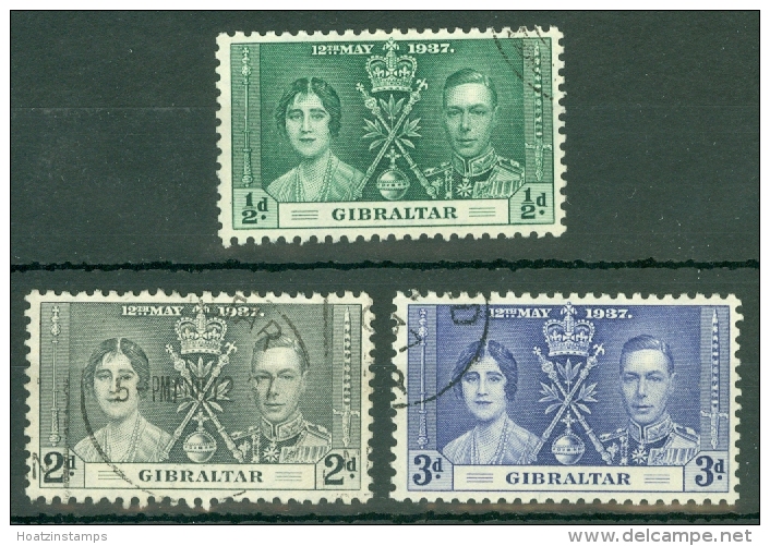 Gibraltar: 1937   Coronation     Used - Gibraltar