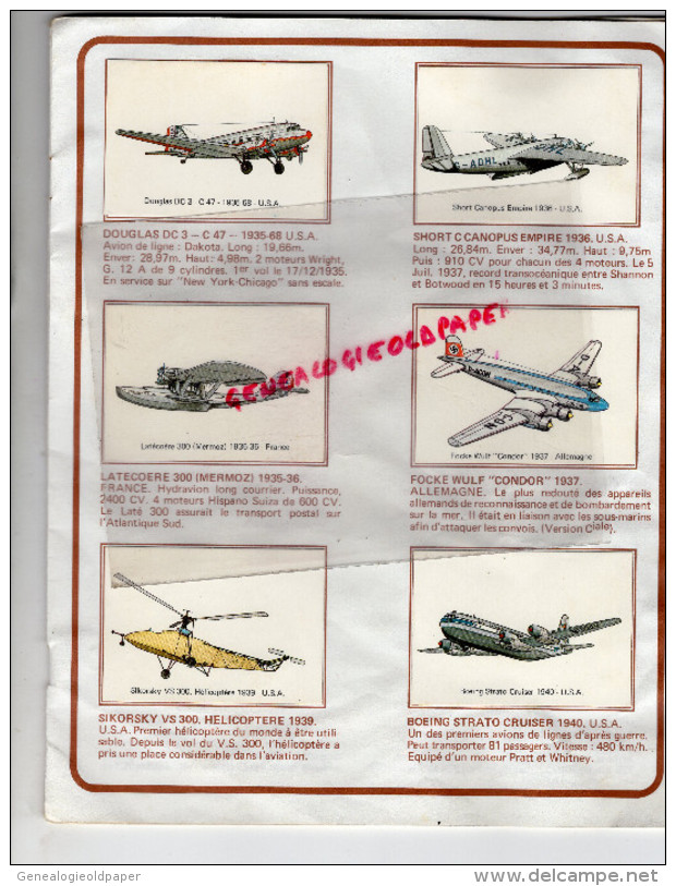 AVIATION - AVION - IMAGES -CONQUETE DE L'AIR-DE 1935 A NOS JOURS-DOUGLAS-LATECOERE-BOEING-MOSQUITO-JUNKER-ILIOUCHINE- - Flugzeuge