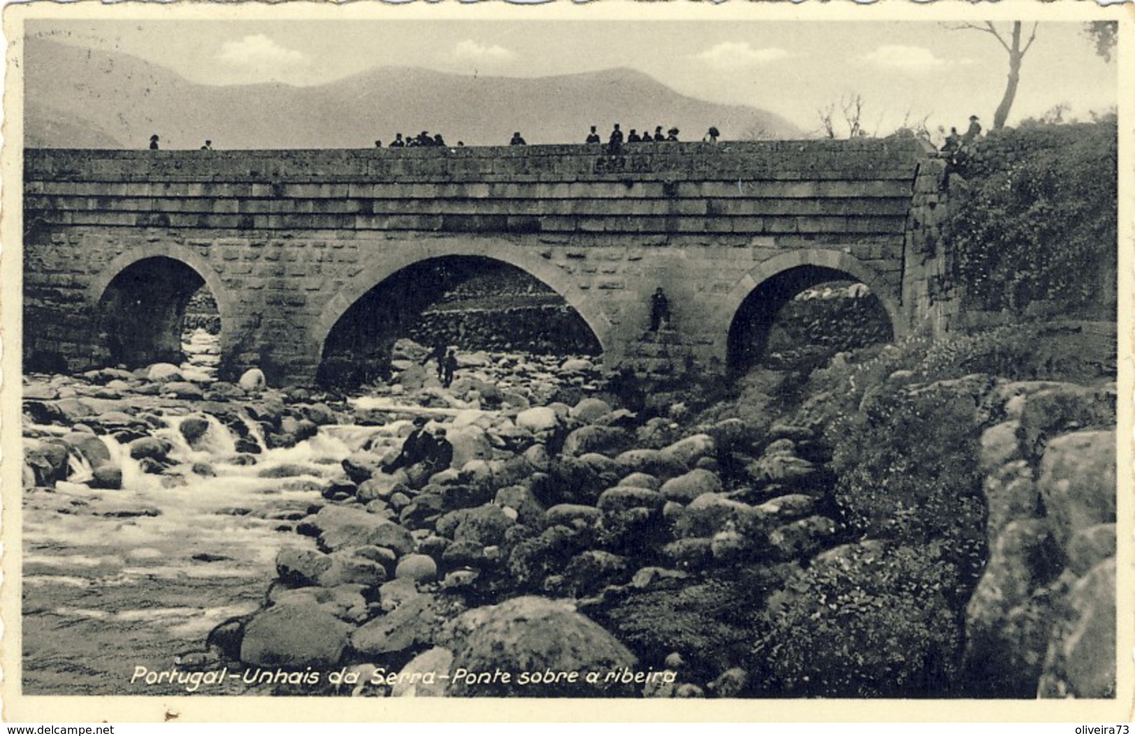 UNHAIS DA SERRA, (COVILHÃ)  Ponte Sobre A Ribeira, 2 Scans PORTUGAL - Castelo Branco