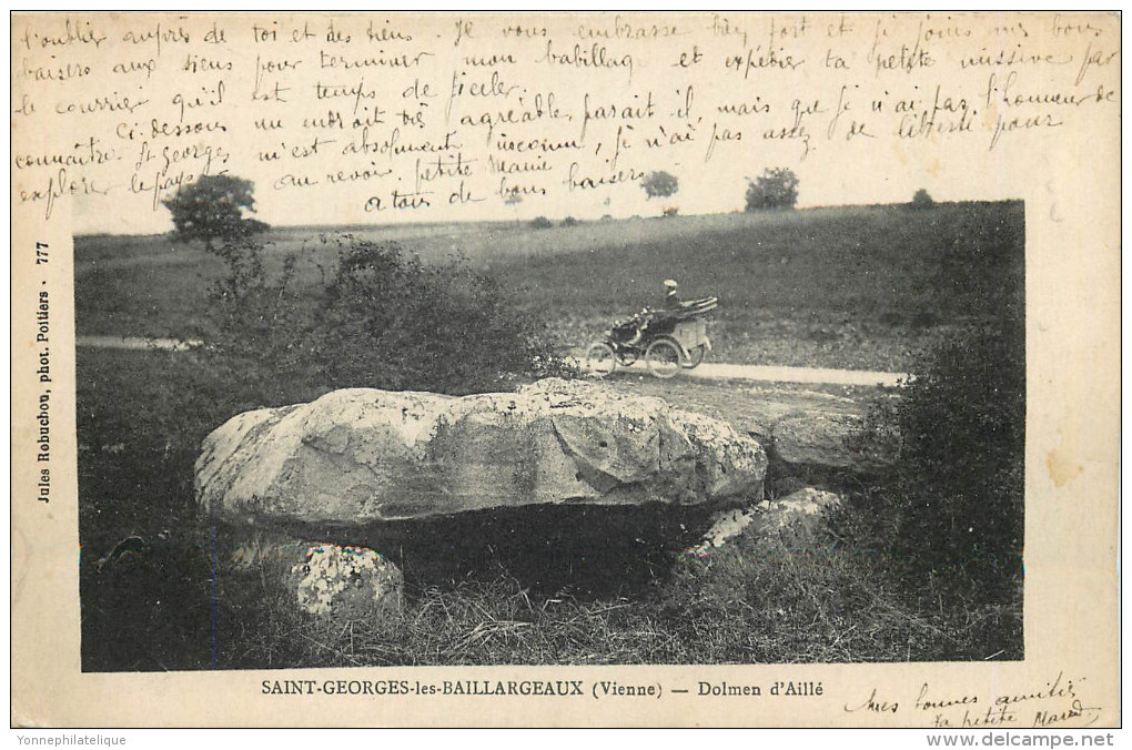 86 - SAINT GEORGES Les BAILLARGEAUX - Dolmen D'Aillé - Saint Georges Les Baillargeaux