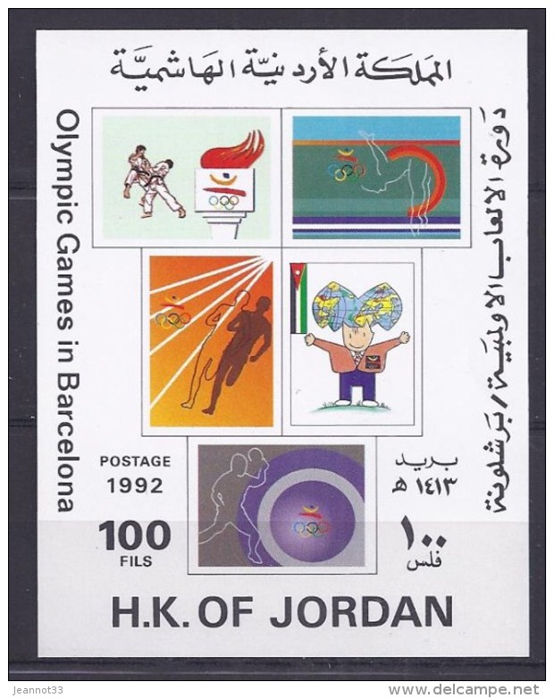 BF 52  OLYMPIQUE GAMES IN BARCELONA 1992 - Jordanien