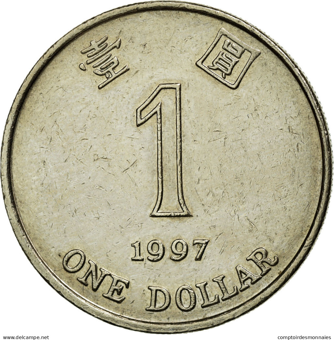 Monnaie, Hong Kong, Elizabeth II, Dollar, 1997, TTB+, Copper-nickel, KM:69a - Hong Kong