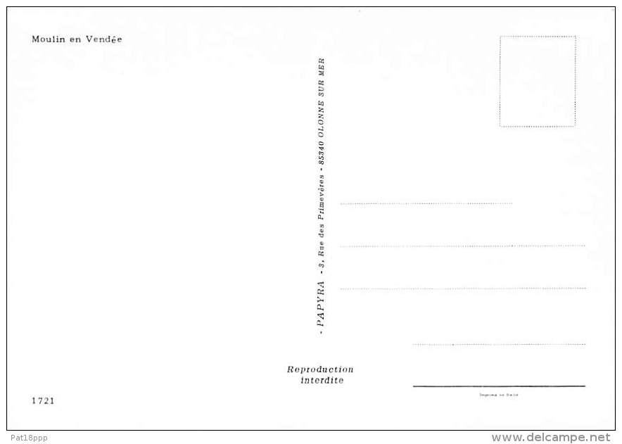 MOULIN A VENT - FRANCE - Windmill Windmühle Windmollen - Petit lot (1/4) de 5 CPSM CPM GF ... Divers Moulins ...