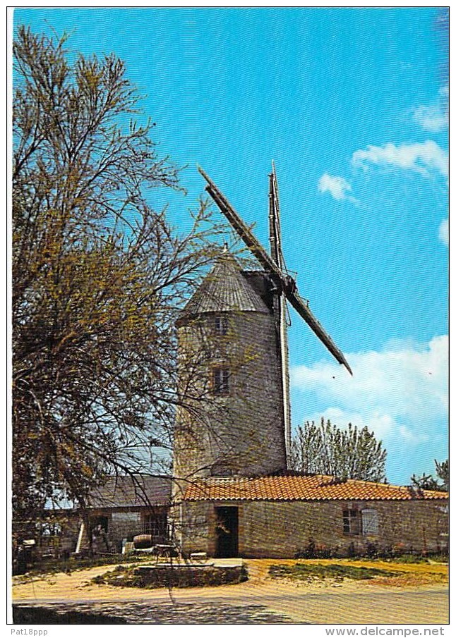 MOULIN A VENT - FRANCE - Windmill Windmühle Windmollen - Petit Lot (2/4) De 5 CPSM CPM GF ... Divers Moulins ... - Mulini A Vento