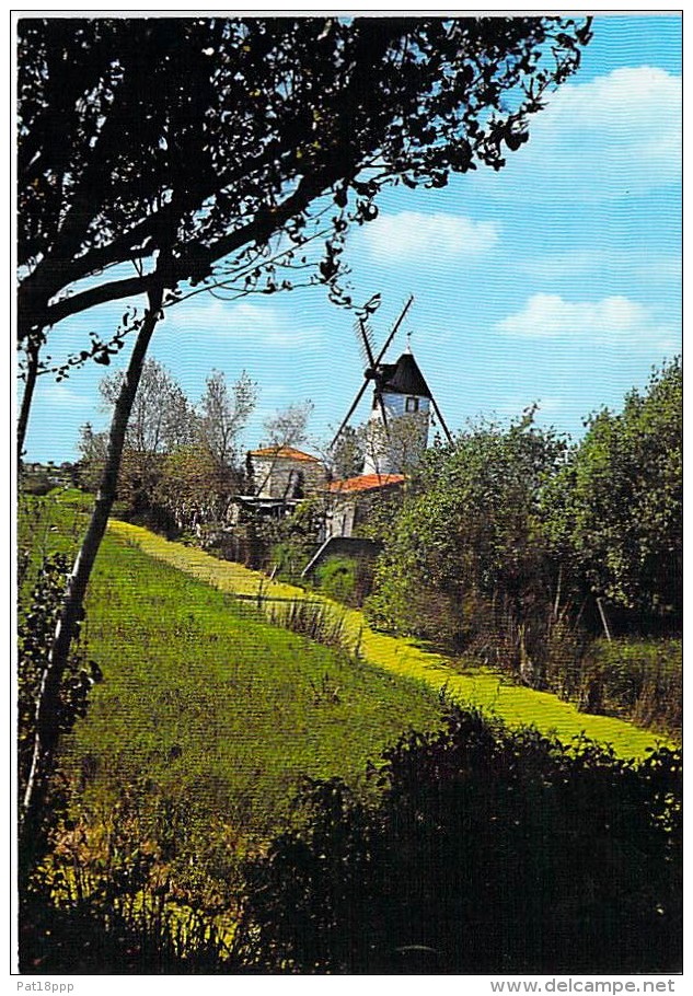 MOULIN A VENT - FRANCE - Windmill Windmühle Windmollen - Petit Lot (4/4) De 5 CPSM CPM GF ... Divers Moulins ... - Windmills