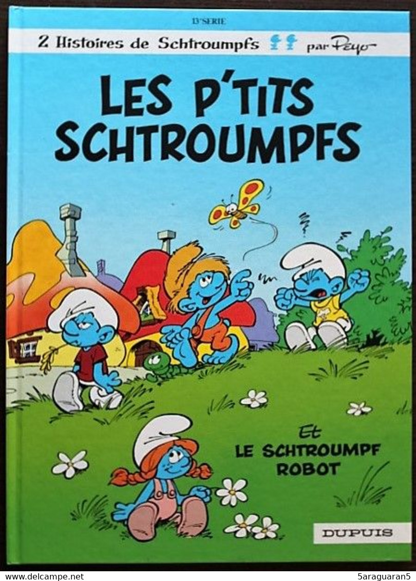 BD LES SCHTROUMPFS - 13 - Les P'tits Schtroumpfs - EO 1988 - Schtroumpfs, Les - Los Pitufos