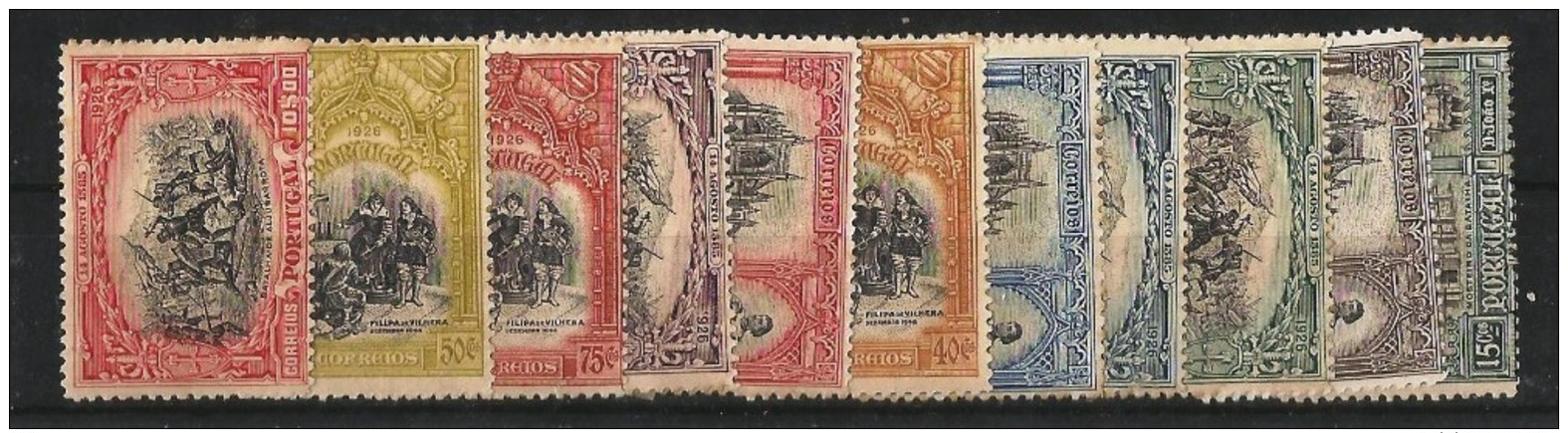 PORTUGAL 1926 SERIE CORTA TRICENTENARIO DE LA INDEPENDENCIA - Unused Stamps