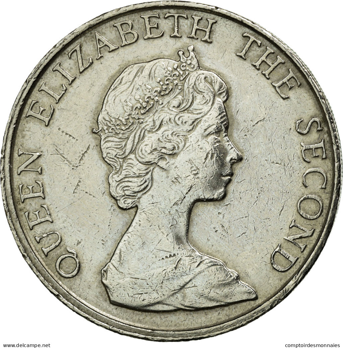 Monnaie, Hong Kong, Elizabeth II, 5 Dollars, 1980, TTB, Copper-nickel, KM:46 - Hong Kong