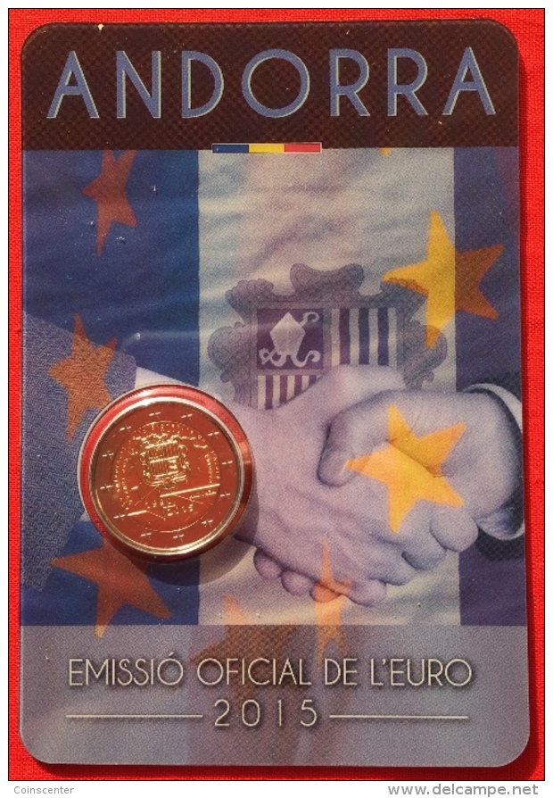 Andorra 2 Euro 2015 (2016) "Customs Union With EU" BiMetallic BU - Andorra