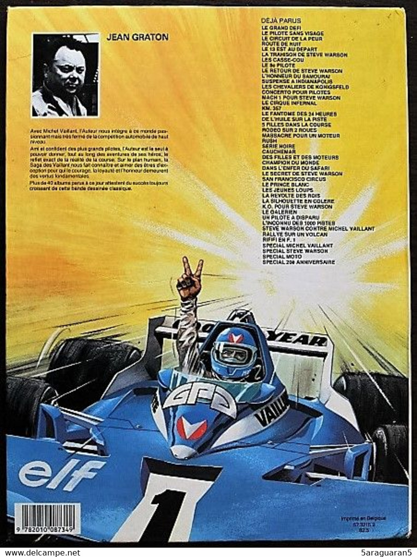 BD MICHEL VAILLANT - 40 - Rififi En F1 - EO 1982 - Michel Vaillant