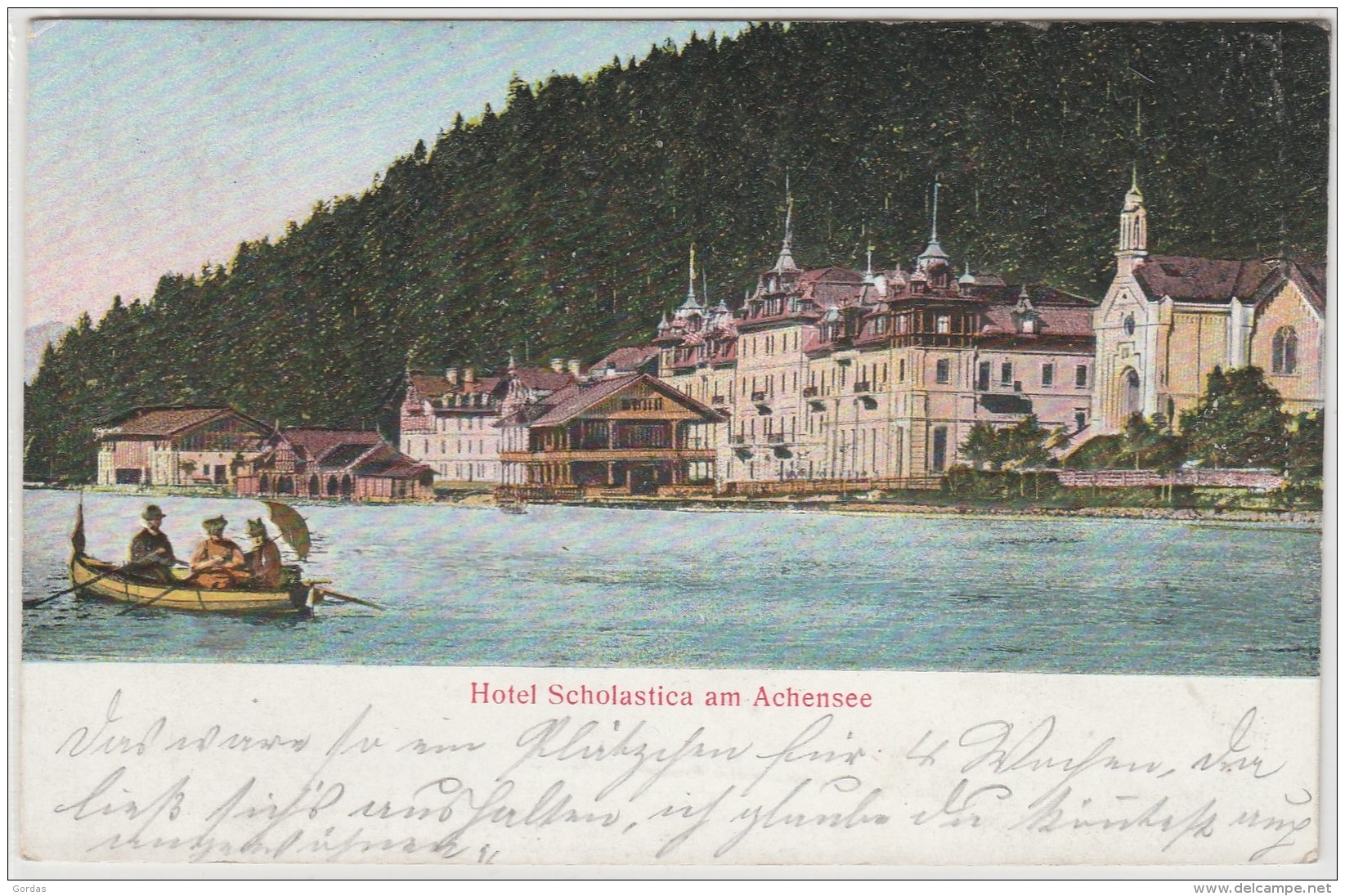 Austria - Hotel Scholastica Am Achensee - Embossed - Achenseeorte