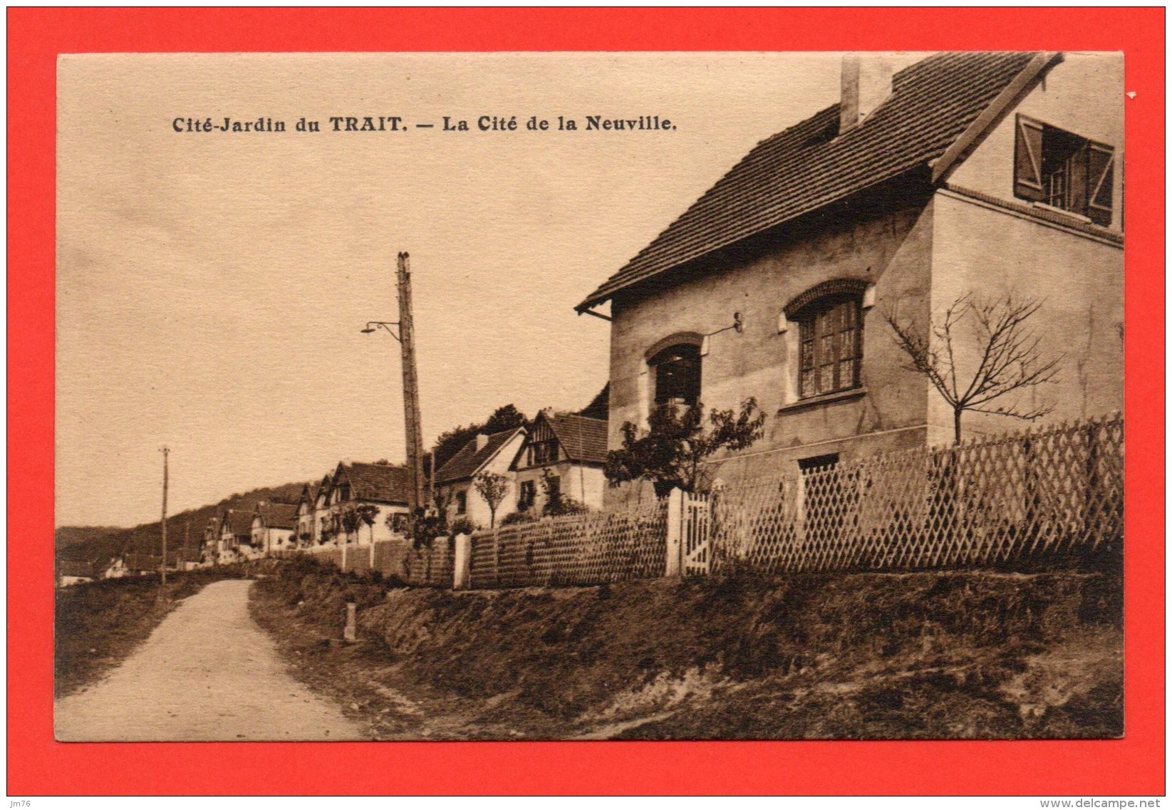 Cité Jardin Du LE TRAIT -  La Ciyé De La Neuville. - Le Trait