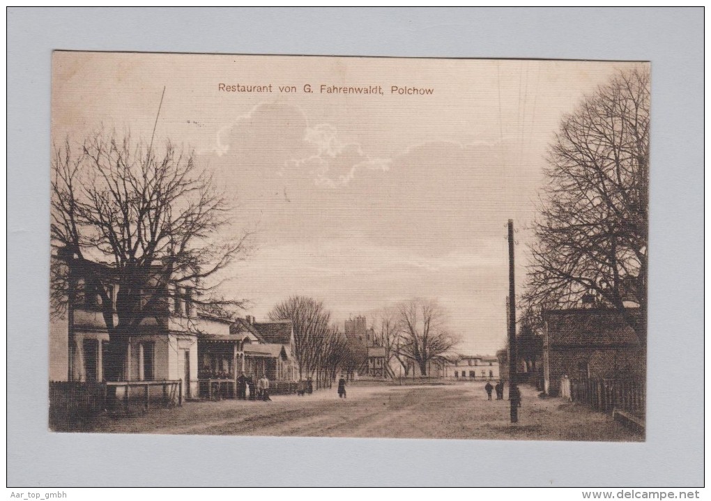 AK Polen POLCHOW 1916-06-29 Polchow Restaurant Fahrenwaidt - Pologne