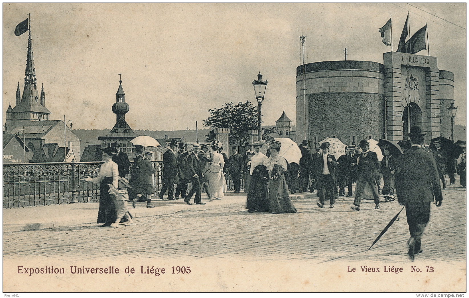 BELGIQUE - LIEGE - EXPOSITION UNIVERSELLE DE LIEGE 1905 - Le Vieux LIEGE - Autres & Non Classés