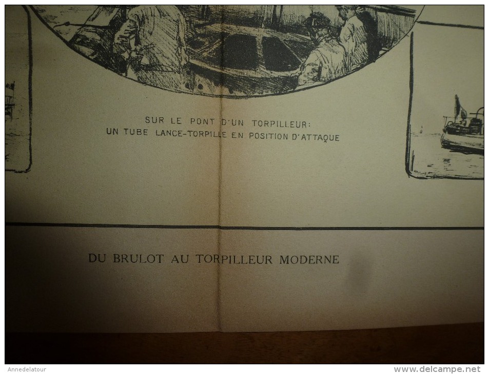1925 Illustrations De Lucien Jonas: Histoire De La MARINE ...du BRULOT Au TORPILLEUR MODERNE - Documents