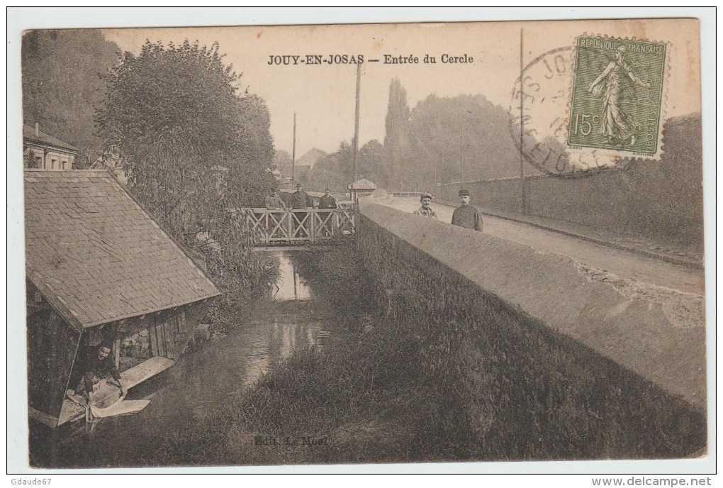 JOUY EN JOSAS (78) - ENTREE DU CERCLE - Jouy En Josas