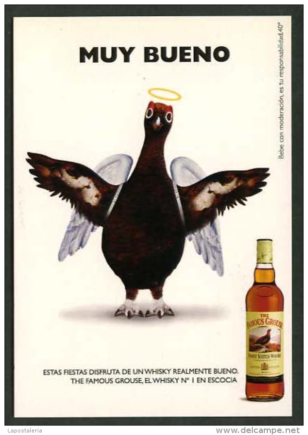 Alcohol *The Famous Grouse* Imp. Postalfree. Nueva. - Publicidad