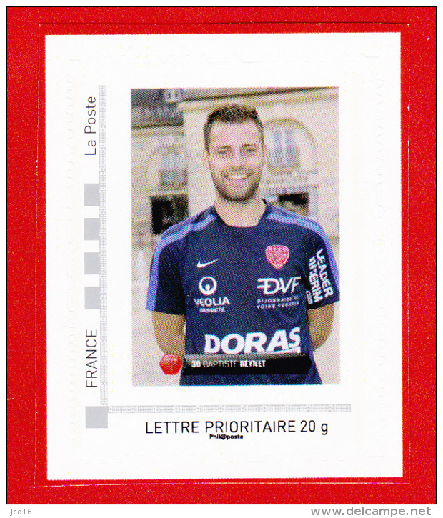 France Collector MONTIMBRAMOI Football Dijon DFCO Baptiste Reynet Lettre Prioritaire 20g Neuf ** - Collectors