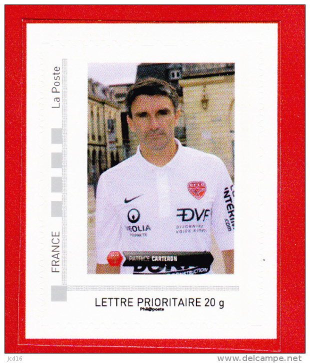 France Collector MONTIMBRAMOI Football Dijon DFCO Patrice Carteron Lettre Prioritaire 20g Neuf ** - Collectors