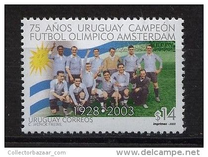 OLYMPIC SOCCER GOLD MEDAL 75 ANNIV. URUGUAY Sc#2011 MNH STAMP - Other & Unclassified