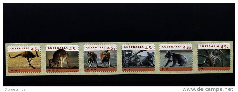 AUSTRALIA - 1994  KANGAROOS & KOALAS SELF-ADHESIVE SET CAMBEC  MINT NH - Nuovi